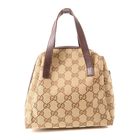 GUCCI Handbag 124542 GG canvas Brown