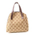 GUCCI Handbag 124542 GG canvas Brown