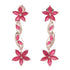 JEWELRY Ruby Diamond Earrings 18K White Gold v1