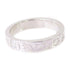 BVLGARI B.Zero1 Essential Diamond Ring US#6.75 339982 18K White Gold