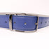 VERSACE Belt Leather Blue/Gray/Silver