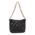 CHANEL CC GHW Hobo Chain Shoulder Bag AS3223 Lambskin Leather Black