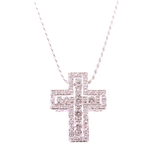 Damiani Diamond Necklace 18K White Gold