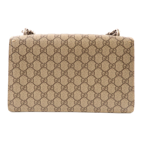 GUCCI GG SHW Dionysus Shoulder Bag 400249 Coated Canvas Brown Red