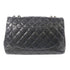 CHANEL Quilted CC SHW Jumbo Shoulder Bag AS8600 Grained Calfskin Leather Black