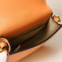 Chloe GHW Nile Bag 2 Way Shoulder Bag Handbag Calfskin Leather Orange