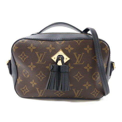 LOUIS VUITTON LV GHW Saintogen 2 Way Bag M43555 Monogram Brown/Black