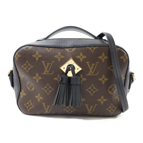 LOUIS VUITTON LV GHW Saintogen 2 Way Bag M43555 Monogram Brown/Black