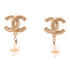CHANEL CC Earrings Accessories Metal Gold v4