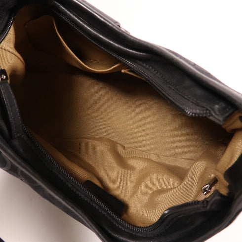 Salvatore Ferragamo SHW Shoulder Bag Canvas Black