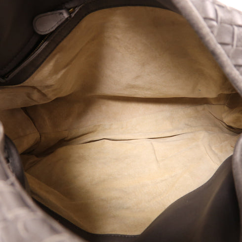 BOTTEGA VENETA BV Shoulder Bag Calfskin Leather Grey