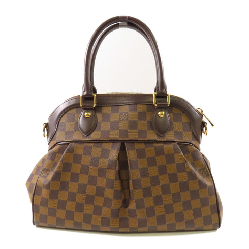 LOUIS VUITTON LV GHW Trevi PM 2 Way Shoulder Bag N51997 Damier Brown