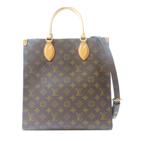 LOUIS VUITTON LV GHW Sac Plat Tote 2 Way Bag M51140 Monogram Brown