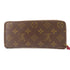 LOUIS VUITTON LV GHW Clemence Wallet M60742 Monogram Brown