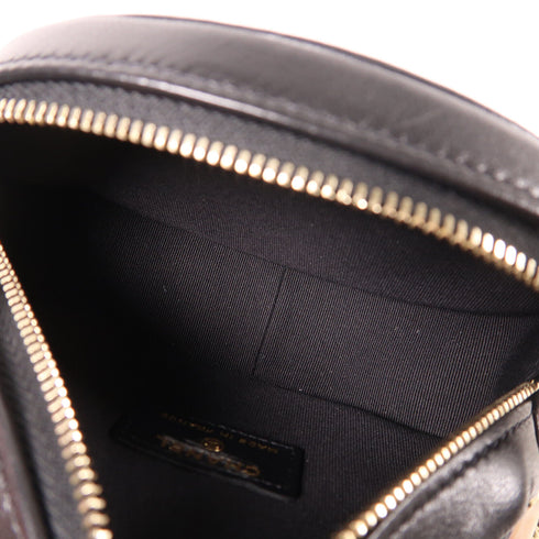 CHANEL CC GHW Chain Shoulder Bag Lambskin Leather Black v6