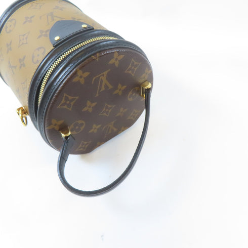 LOUIS VUITTON LV GHW Cannes 2 Way Shoulder Bag M43986 Monogram Reverse Brown v1