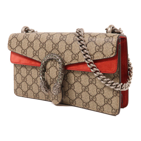 GUCCI GG SHW Dionysus Chain Shoulder Bag 499623 Coated Canvas