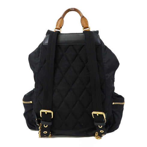 BURBERRY GHW Backpack/Rucksack 4014879 Nylon Black