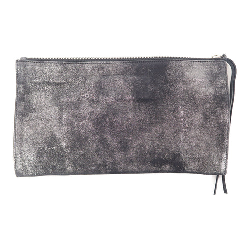 BALENCIAGA SHW Pouch 252361.1000 Calfskin Leather Black