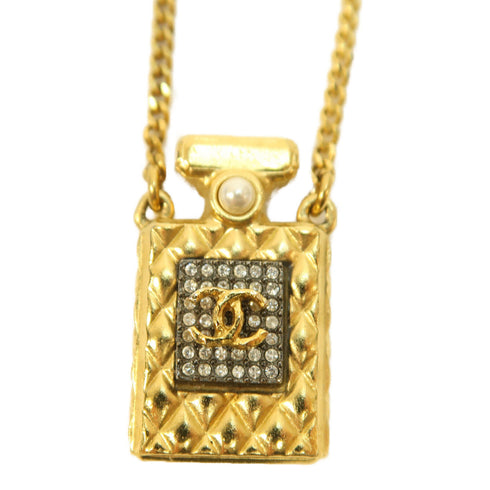 CHANEL CC Necklace Metal Gold v2