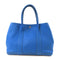 HERMES PHW Garden Party PM Tote Bag Shoulder Handbag Negonda Blue