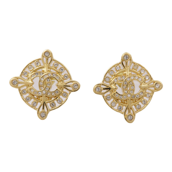 CHANEL CC Earrings Accessories Metal Gold