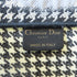 Christian Dior CD Book Tote Handbag Tote Bag Canvas Black White