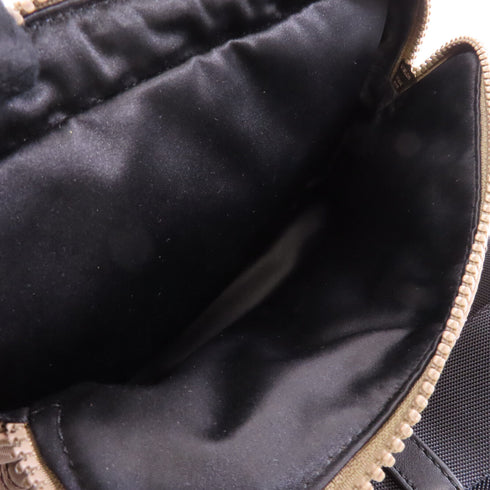 MARC JACOBS GHW Shoulder Bag Nylon Brown