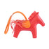 HERMES Rodeo MM Charm Swift Leather Red Orange