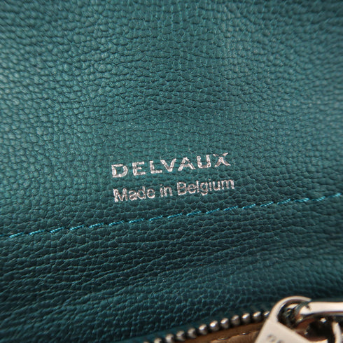Delvaux SHW Wallet Calfskin Leather Green