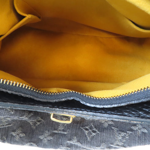 LOUIS VUITTON LV GHW Slightly XS Shoulder Handbag M95608 Monogram Denim Black