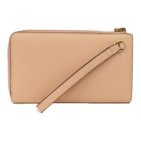 GUCCI GG GHW Blind for Lobe Wristlet Wallet 498082 Calfskin Leather Pink