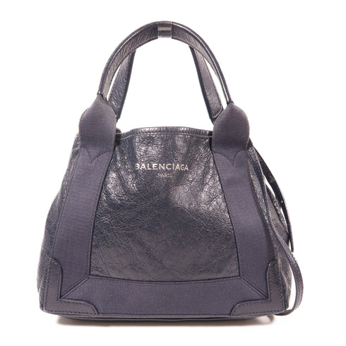 BALENCIAGA SHW Cabas Xs Shoulder Bag Calfskin Leather