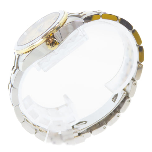 TUDOR Glamor Date Automatic Watch 53003 Stainless Steel 18K Yellow Gold