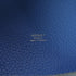 HERMES PHW Picotin MM Handbag Clemence Leather Blue v1