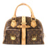 LOUIS VUITTON LV GHW Manhattan GM Hand Bag M40025 Monogram Brown