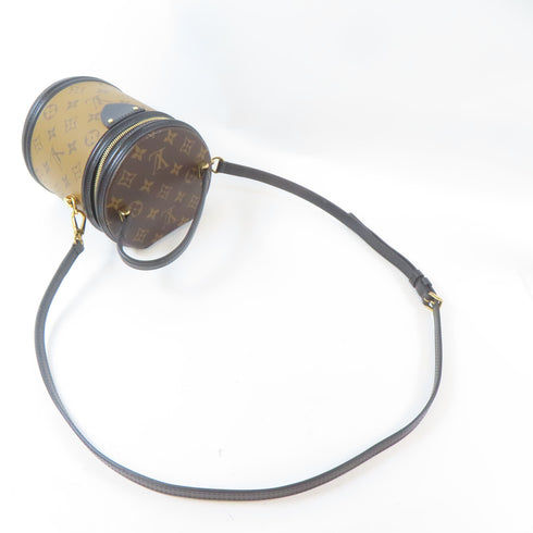 LOUIS VUITTON LV GHW Cannes 2 Way Shoulder Bag M43986 Monogram Reverse Brown v1