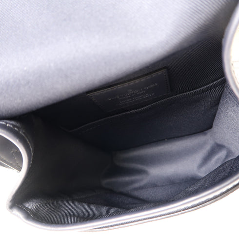 LOUIS VUITTON LV SHW Messenger BB Shoulder Bag Monogram Savane White Blue