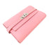 HERMES PHW Kelly Wallet Trifold Wallet Epsom Leather Rose Confetti Pink