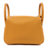 HERMES PHW Mini Lindy 20 Shoulder Bag Swift Leather Sesame/Celeste