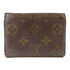 LOUIS VUITTON LV Origami Compact Wallet M40488 Monogram Brown