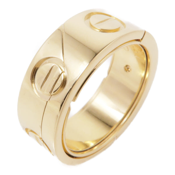 CARTIER Astro Love Ring 18K Yellow Gold Cartier#49 US#4.75