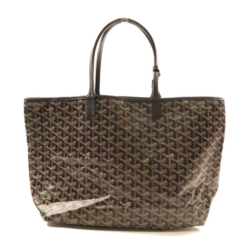 GOYARD Shoulder Tote Bag Coated Canvas Black
