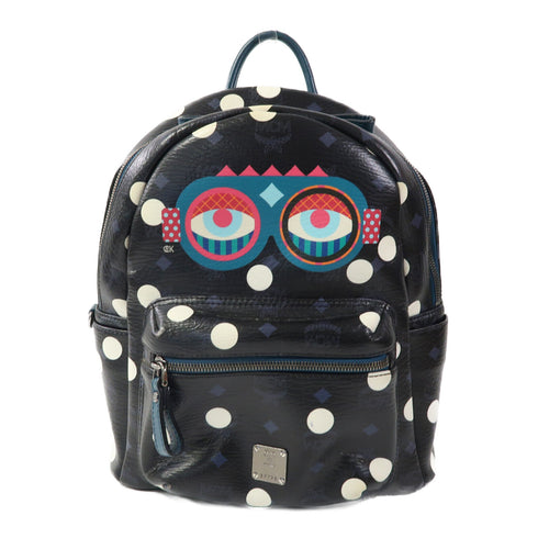 MCM SHW Backpack Rucksack Leather Black