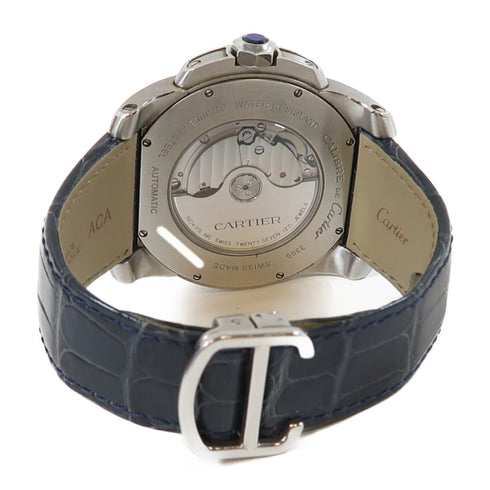 CARTIER Caliber de Cartier Automatic Watch W7100051 Stainless Steel Brown