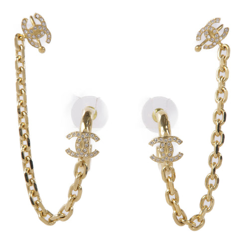 CHANEL CC Earrings Accessories Metal Gold v3