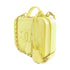 CHANEL CC GHW Quilted Filigree Vanity Case 2 Way Bag Calfskin Leather Yellow