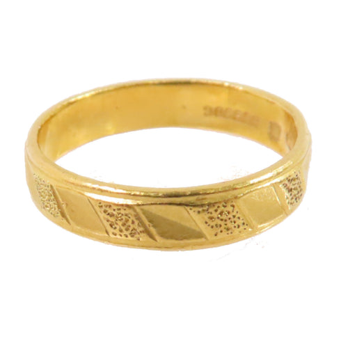 Jewelry Gold Ring US#4 24K Yellow Gold