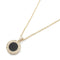 BVLGARI Bvlgari Bvlgari Necklace Diamond Onyx 18K Pink Gold