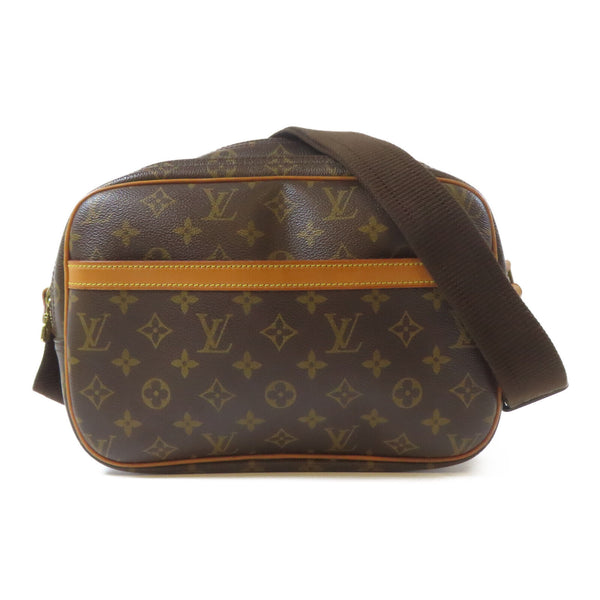LOUIS VUITTON LV GHW Reporter PM Shoulder Bag M45254 Monogram Brown v8